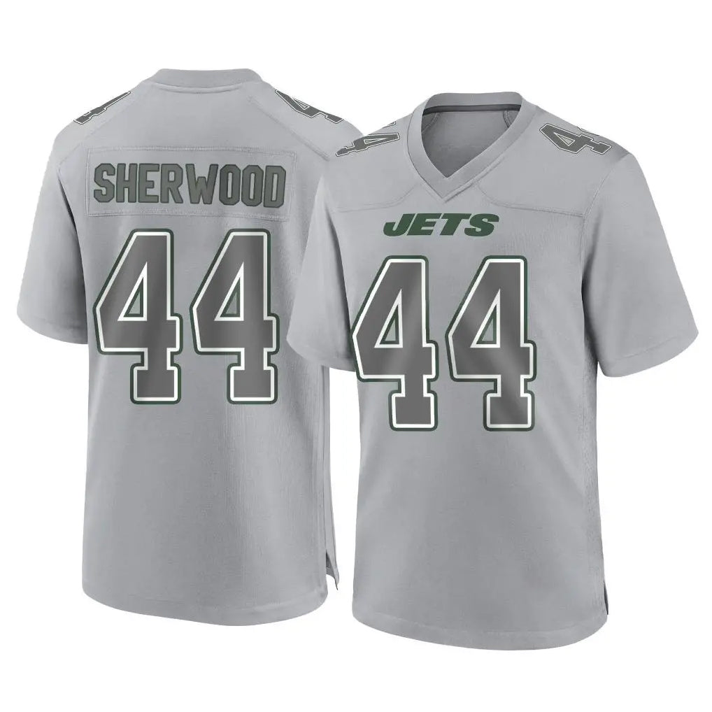 Boles NY.Jets #44 Jamien Sherwood Player Gray Limited Atmosphere Fashion Home Game Stitched Jerseys