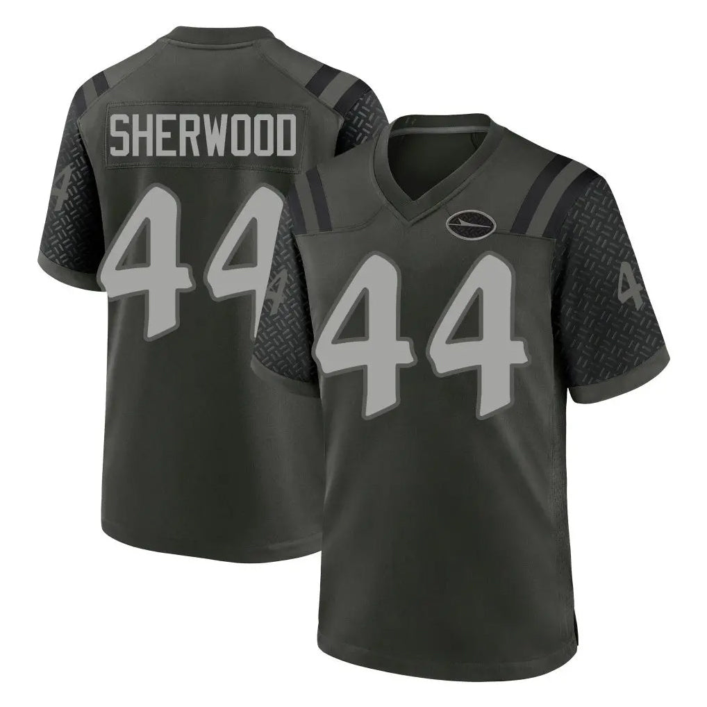 Boles NY.Jets #44 Jamien Sherwood Player Green 2025 Rivalries Collection Home Game Stitched Jerseys