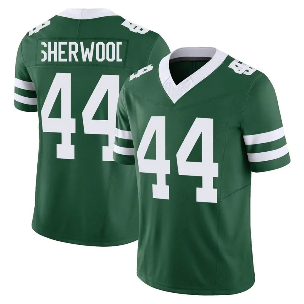 Boles NY.Jets #44 Jamien Sherwood Player Green Legacy Limited Vapor F.U.S.E. Home Game Stitched Jerseys