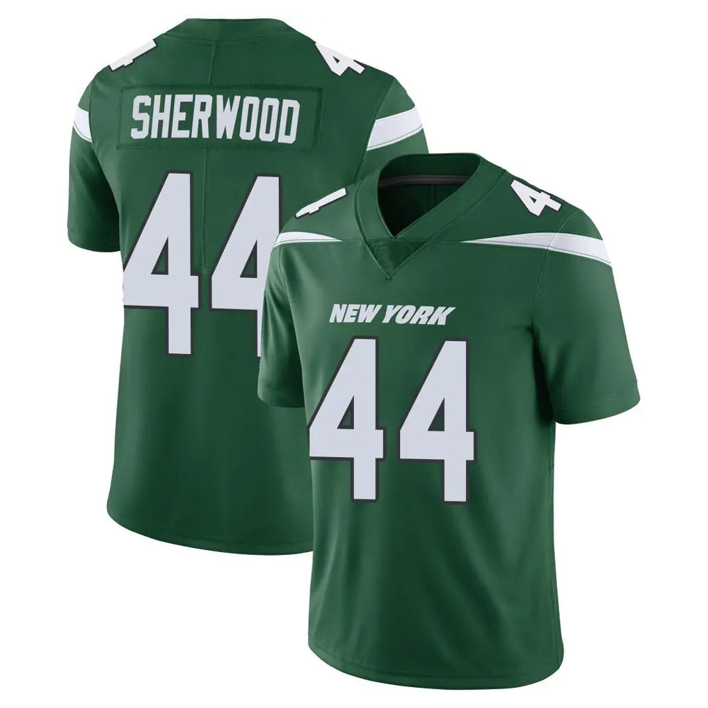 Boles NY.Jets #44 Jamien Sherwood Player Green Limited Vapor Home Game Stitched Jerseys