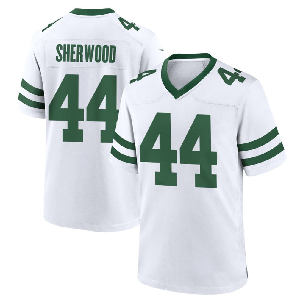 Boles NY.Jets #44 Jamien Sherwood Player White Legacy Home Game Stitched Jerseys
