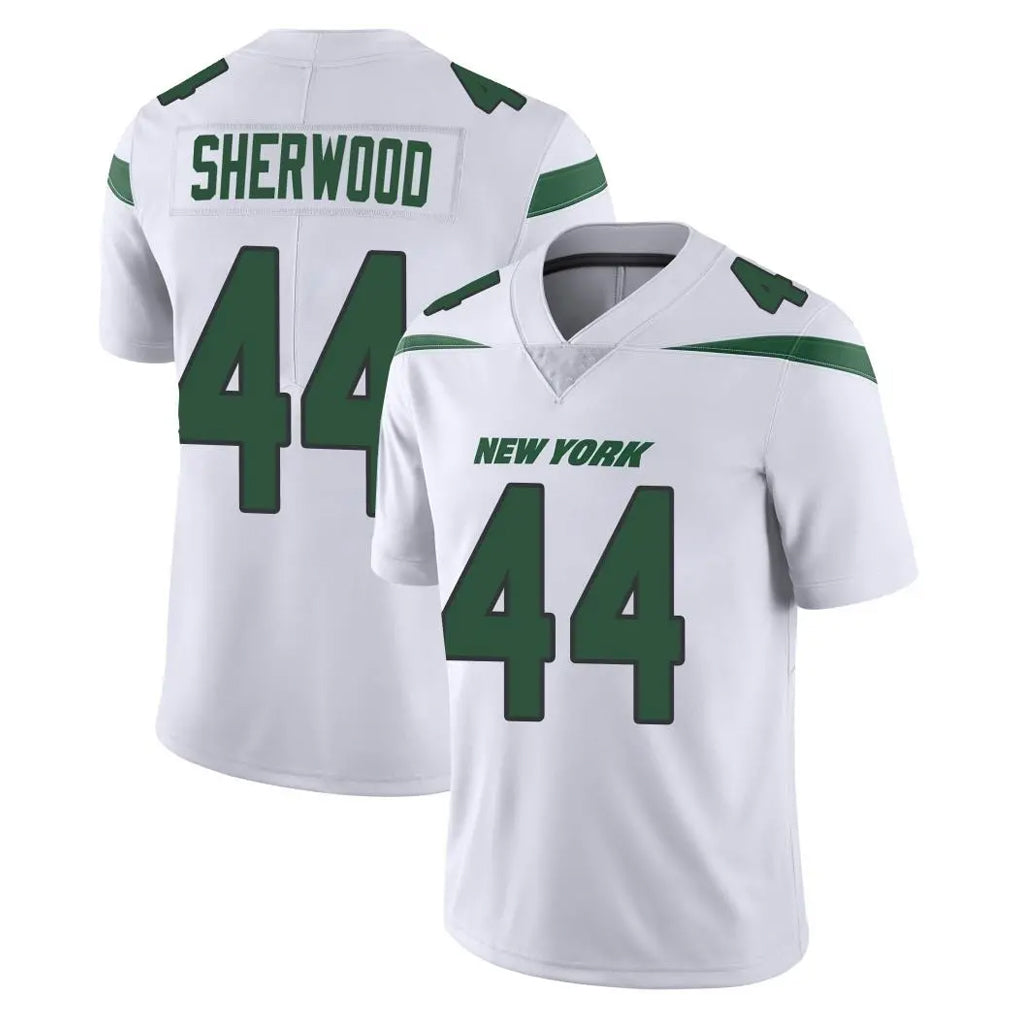 Boles NY.Jets #44 Jamien Sherwood Player White Spotlight Limited Vapor Home Game Stitched Jerseys