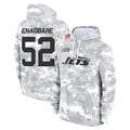 Boles NY.Jets #52 Kingsley Enagbare Player Arctic Camo Salute to Service Pullover Hoodies Limited Game Stitched Jerseys