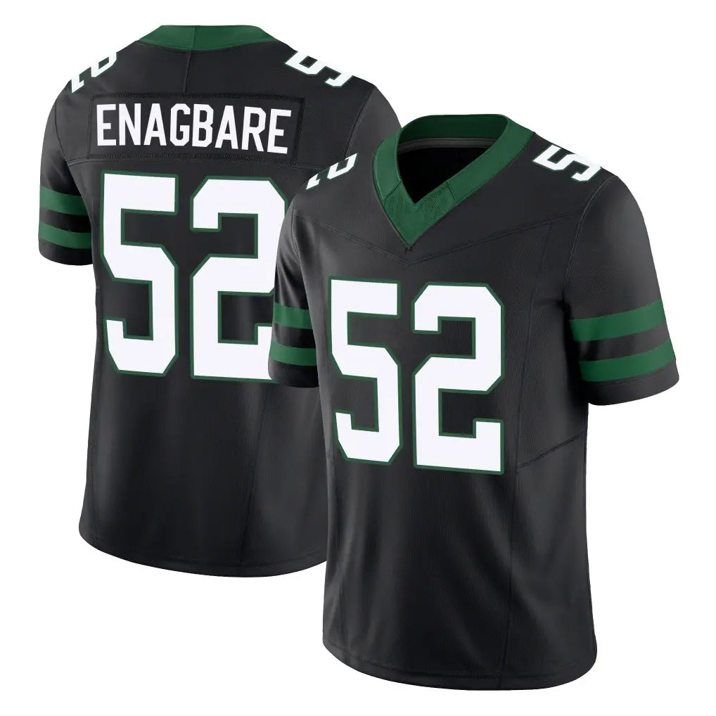 Boles NY.Jets #52 Kingsley Enagbare Player Black Limited Legacy Vapor F.U.S.E. Home Game Stitched Jerseys
