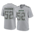 Boles NY.Jets #52 Kingsley Enagbare Player Gray Limited Atmosphere Fashion Home Game Stitched Jerseys