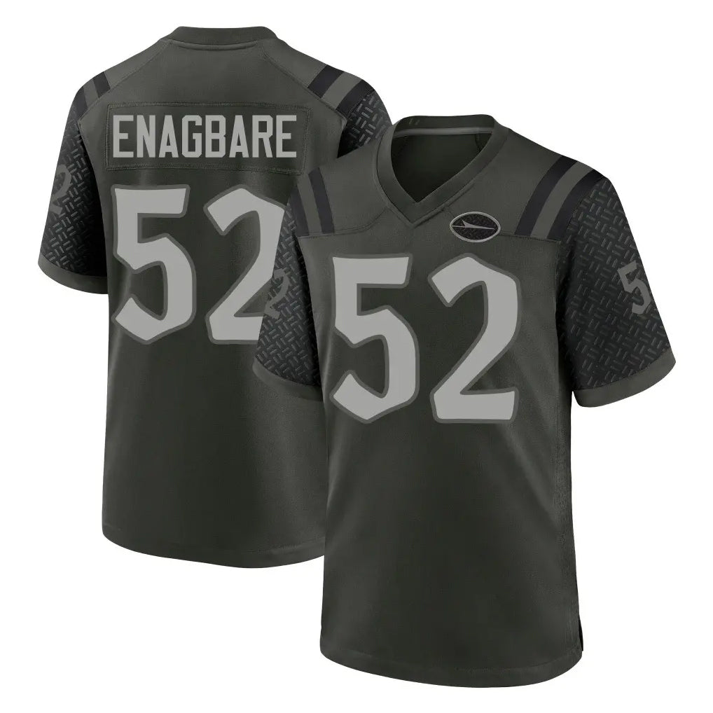Boles NY.Jets #52 Kingsley Enagbare Player Green 2025 Rivalries Collection Home Game Stitched Jerseys