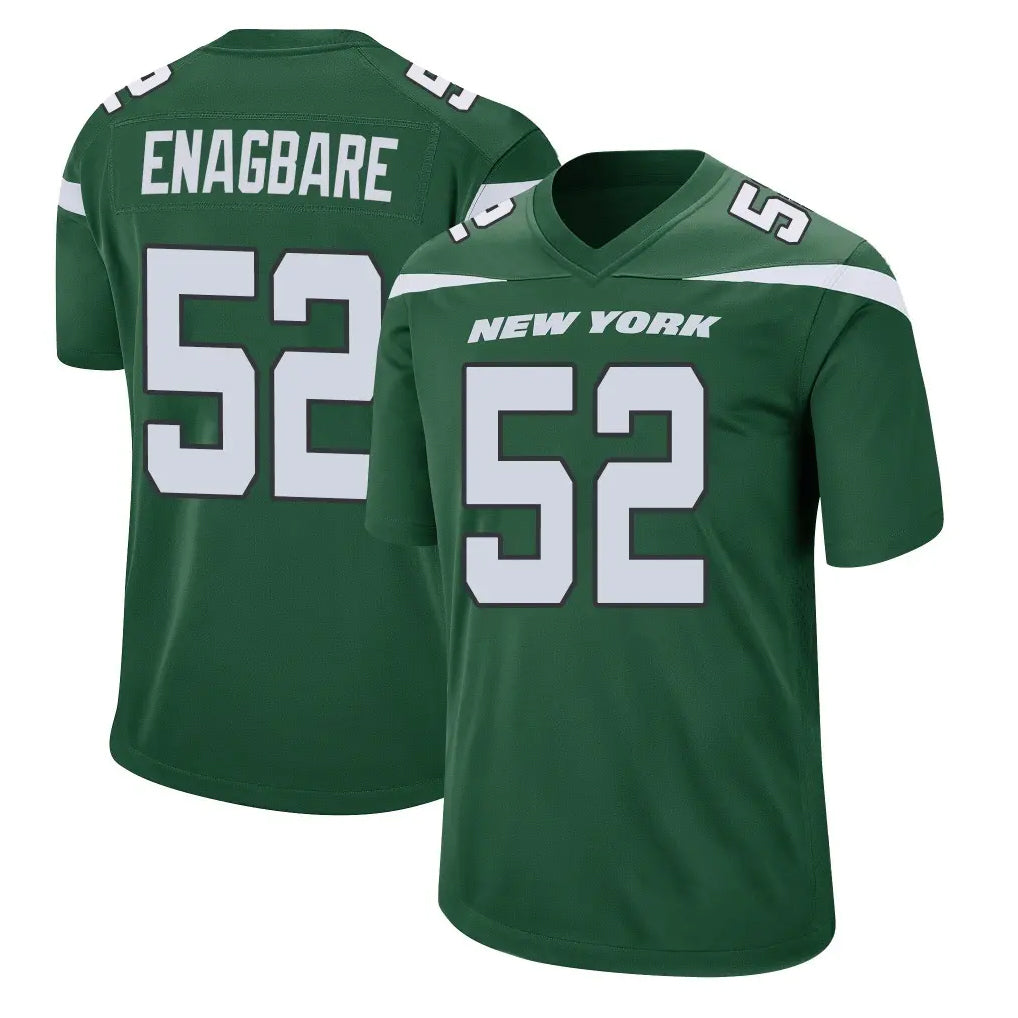 Boles NY.Jets #52 Kingsley Enagbare Player Green Home Game Stitched Jerseys