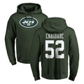 Boles NY.Jets #52 Kingsley Enagbare Player Green LOGO Pullover Hoodies Limited Game Stitched Jerseys