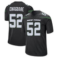 Boles NY.Jets #52 Kingsley Enagbare Player Stealth Black Home Game Stitched Jerseys