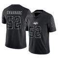 Boles NY.Jets #52 Kingsley Enagbare Player Stealth Black Limited Reflective Home Game Stitched Jerseys
