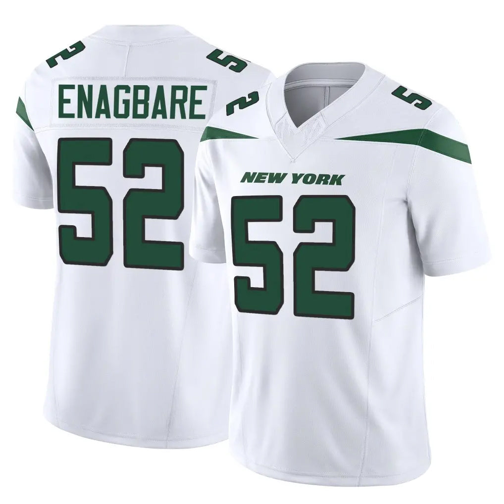 Boles NY.Jets #52 Kingsley Enagbare Player White Limited Vapor F.U.S.E. Home Game Stitched Jerseys