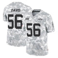 Boles NY.Jets #56 Demario Davis Player Arctic Camo Salute to Service Limited Game Stitched Jerseys