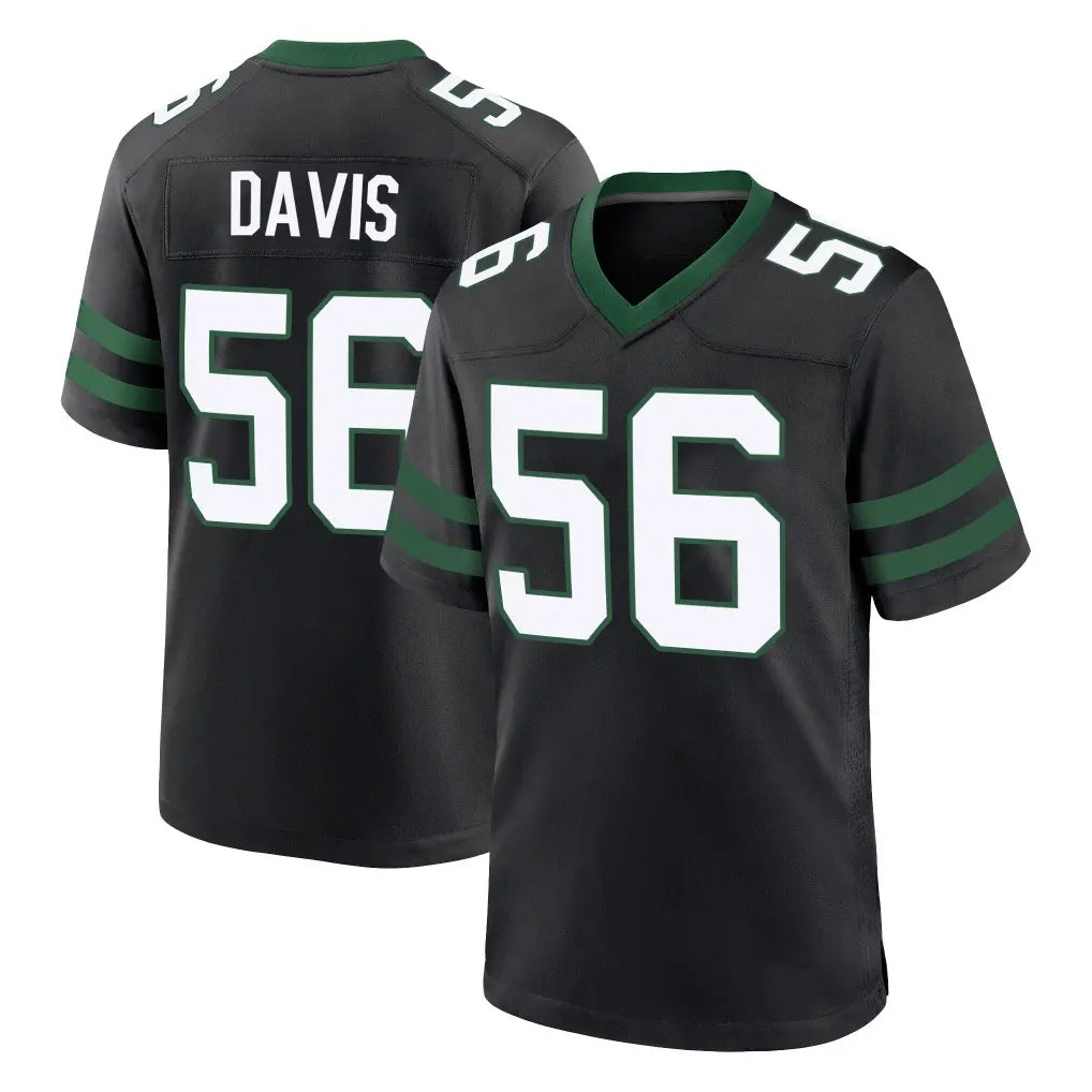 Boles NY.Jets #56 Demario Davis Player Black Legacy Home Game Stitched Jerseys