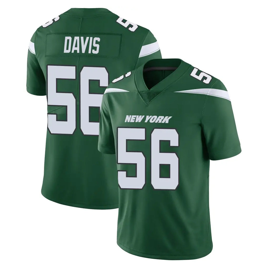 Boles NY.Jets #56 Demario Davis Player Green Limited Vapor Home Game Stitched Jerseys