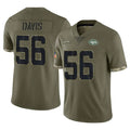 Boles NY.Jets #56 Demario Davis Player Olive Salute To Service Limited Stitched Jerseys