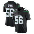 Boles NY.Jets #56 Demario Davis Player Stealth Black Limited Vapor Home Game Stitched Jerseys