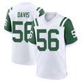 Boles NY.Jets #56 Demario Davis Player White Classic Home Game Stitched Jerseys