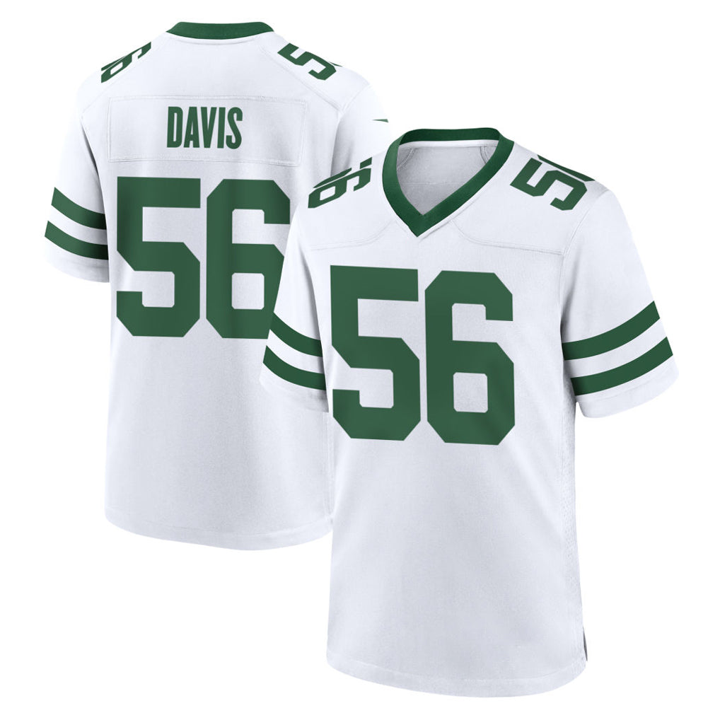 Boles NY.Jets #56 Demario Davis Player White Legacy Home Game Stitched Jerseys