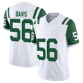 Boles NY.Jets #56 Demario Davis Player White Limited Classic Vapor F.U.S.E. Home Game Stitched Jerseys