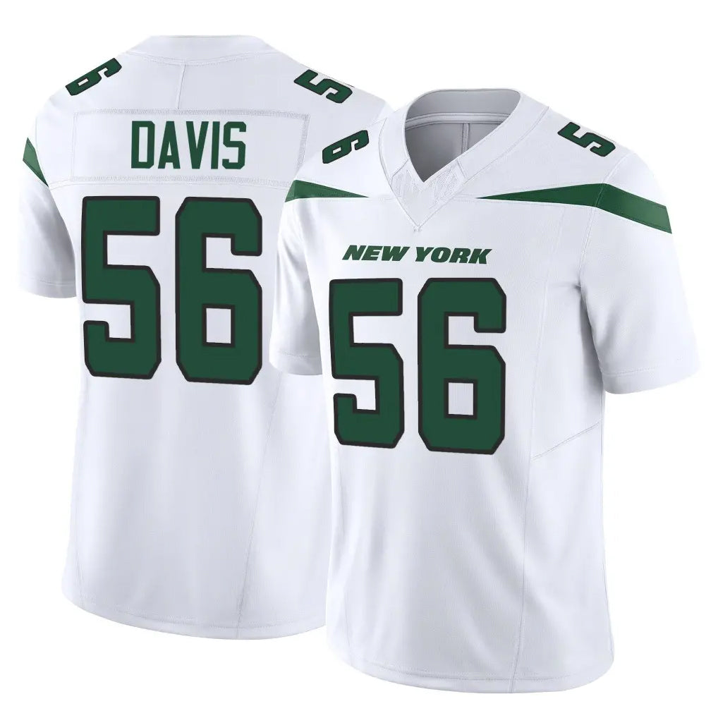 Boles NY.Jets #56 Demario Davis Player White Limited Vapor F.U.S.E. Home Game Stitched Jerseys
