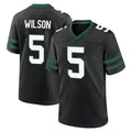 Boles NY.Jets #5 Garrett Wilson Player Black Legacy Home Game Stitched Jerseys
