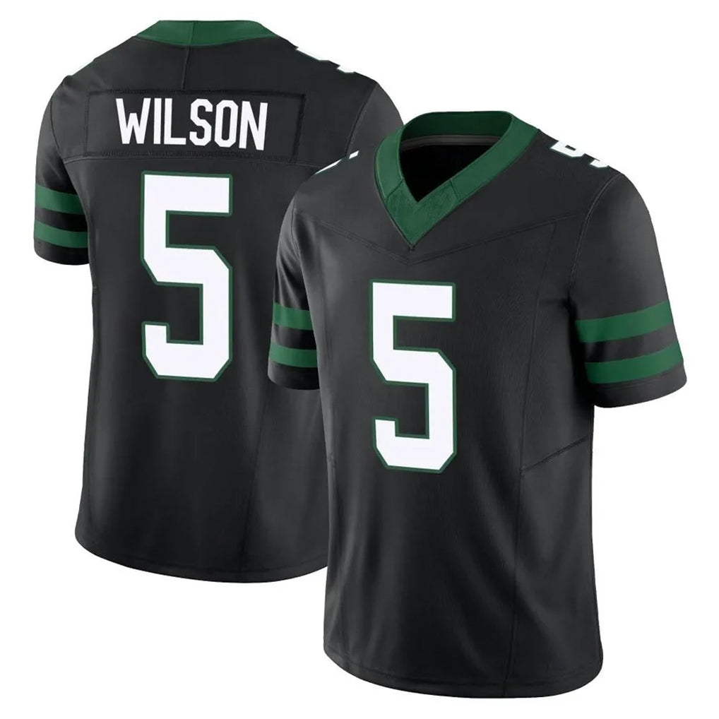 Boles NY.Jets #5 Garrett Wilson Player Black Limited Legacy Vapor F.U.S.E. Home Game Stitched Jerseys