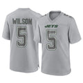 Boles NY.Jets #5 Garrett Wilson Player Gray Limited Atmosphere Fashion Home Game Stitched Jerseys