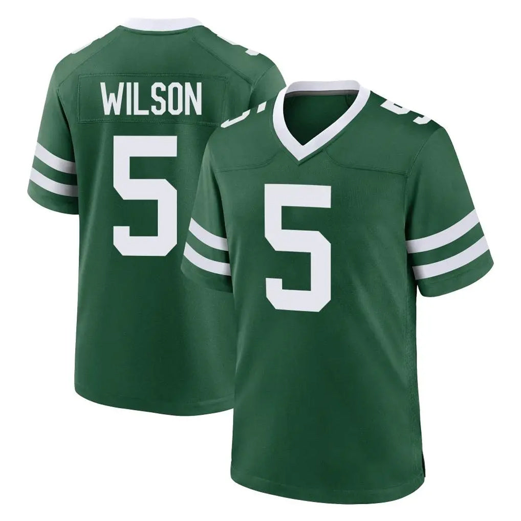 Boles NY.Jets #5 Garrett Wilson Player Green Legacy Home Game Stitched Jerseys