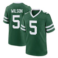 Boles NY.Jets #5 Garrett Wilson Player Green Legacy Home Game Stitched Jerseys