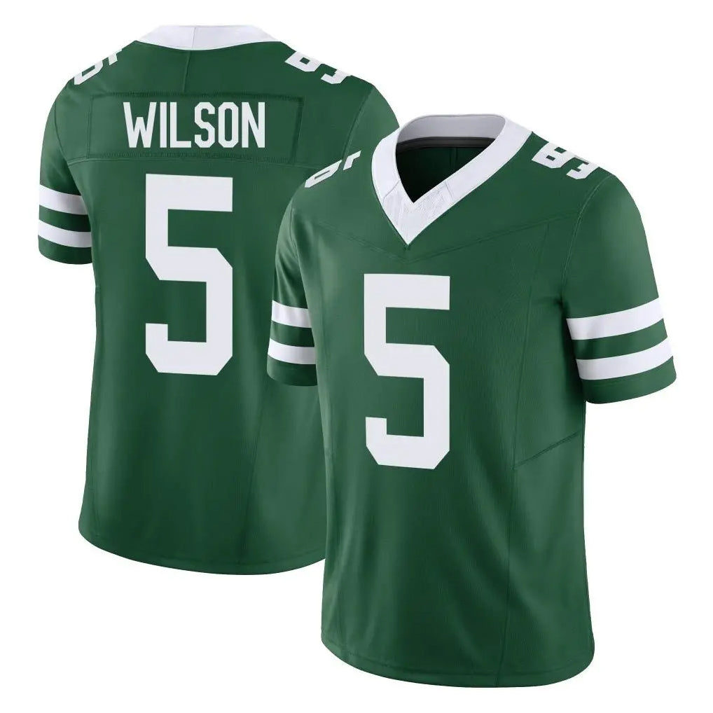 Boles NY.Jets #5 Garrett Wilson Player Green Legacy Limited Vapor F.U.S.E. Home Game Stitched Jerseys