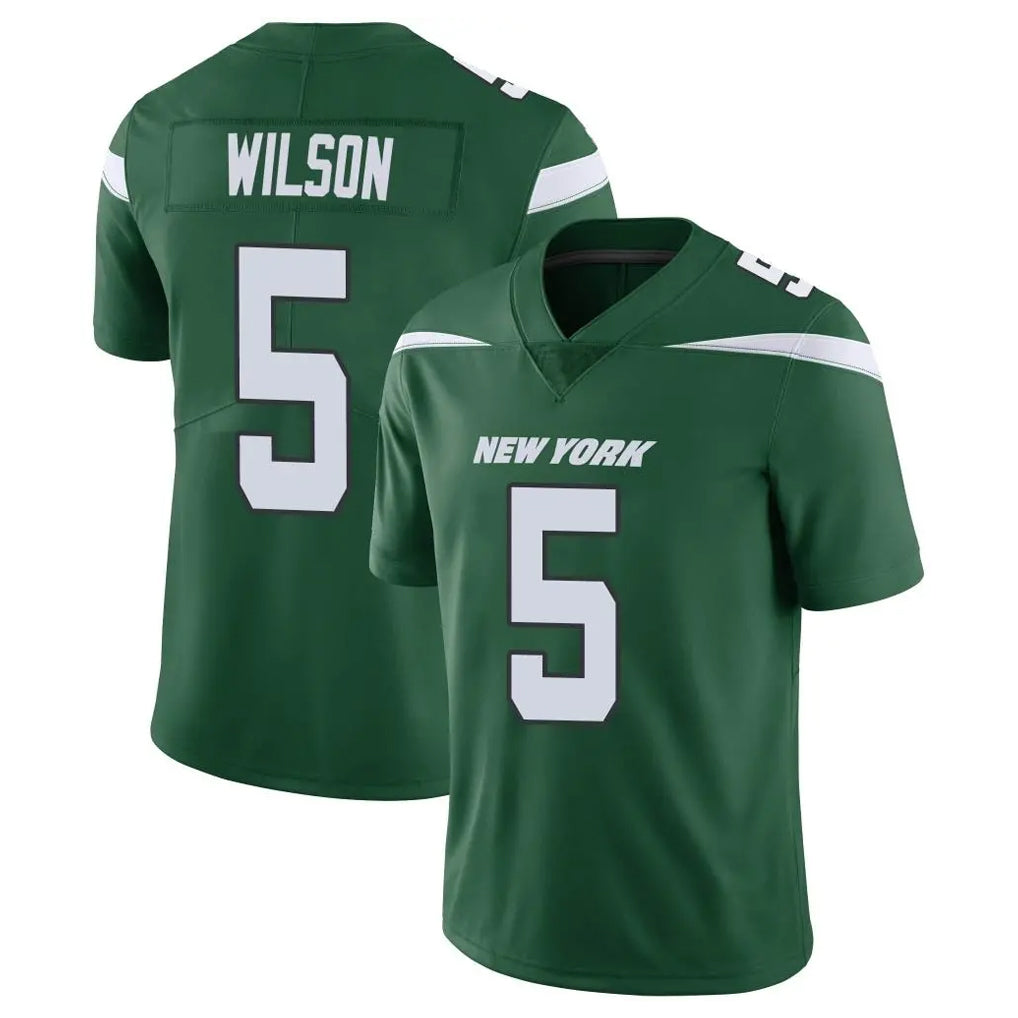 Boles NY.Jets #5 Garrett Wilson Player Green Limited Vapor Home Game Stitched Jerseys
