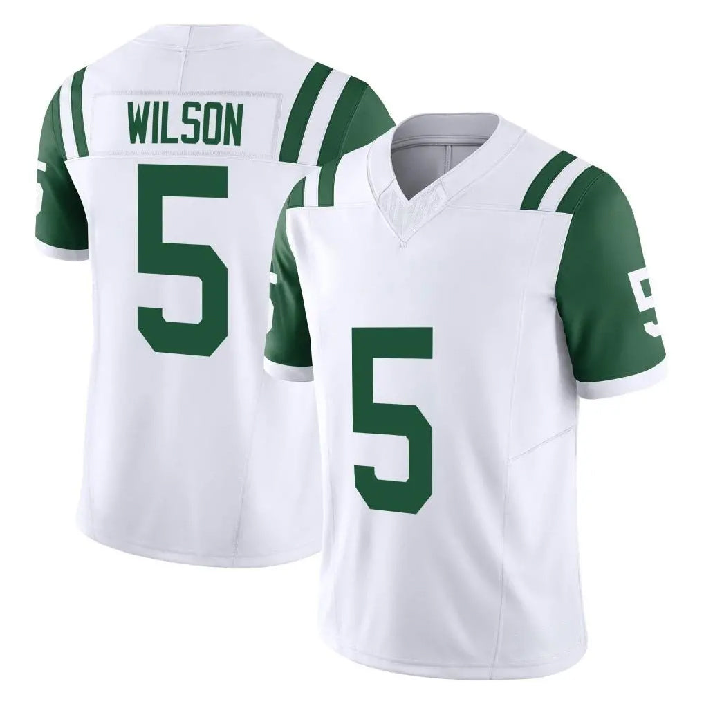 Boles NY.Jets #5 Garrett Wilson Player White Limited Classic Vapor F.U.S.E. Home Game Stitched Jerseys