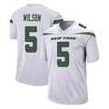 Boles NY.Jets #5 Garrett Wilson Player White Spotlight Home Game Stitched Jerseys