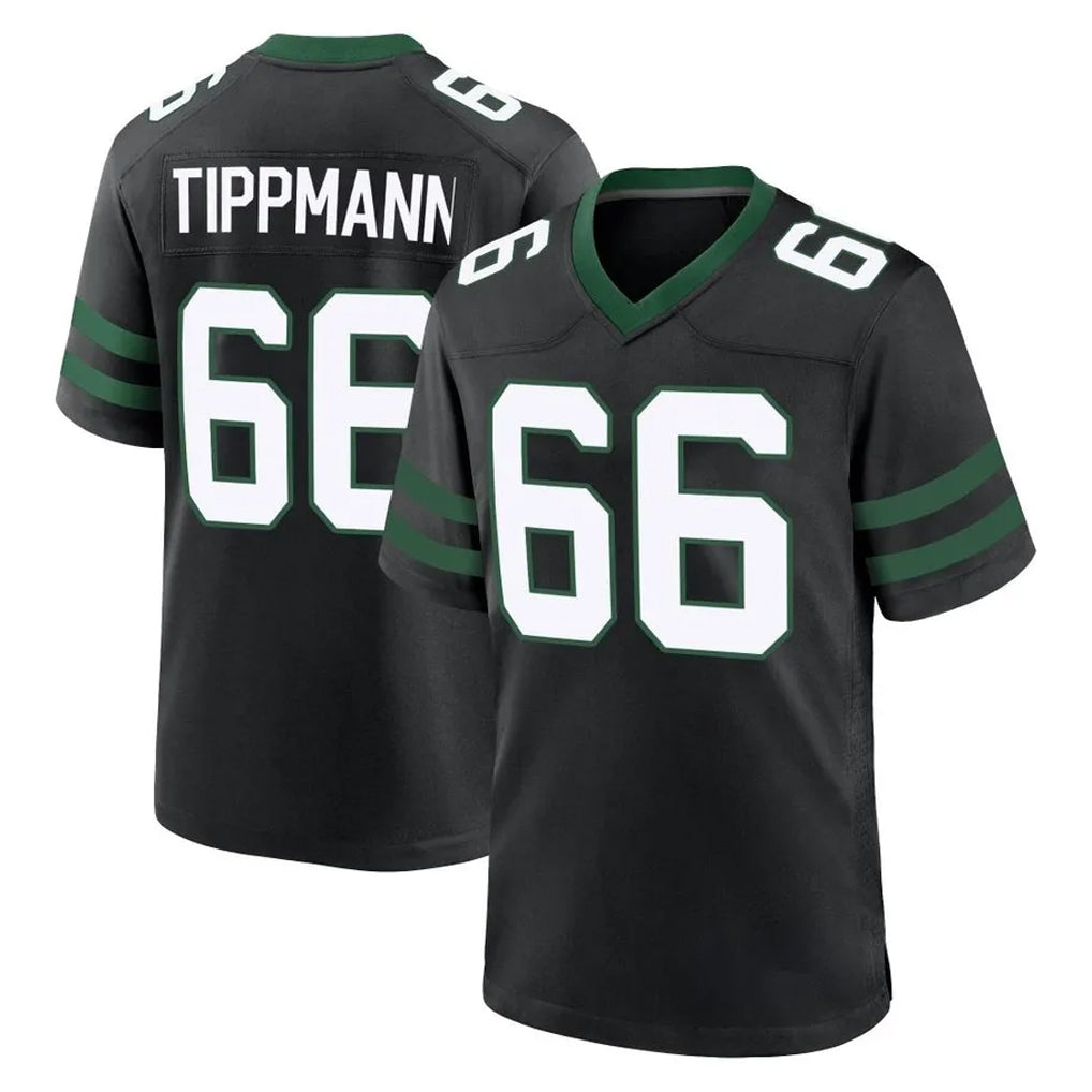 Boles NY.Jets #66 Joe Tippmann Player Black Legacy Home Game Stitched Jerseys
