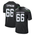 Boles NY.Jets #66 Joe Tippmann Player Stealth Black Home Game Stitched Jerseys