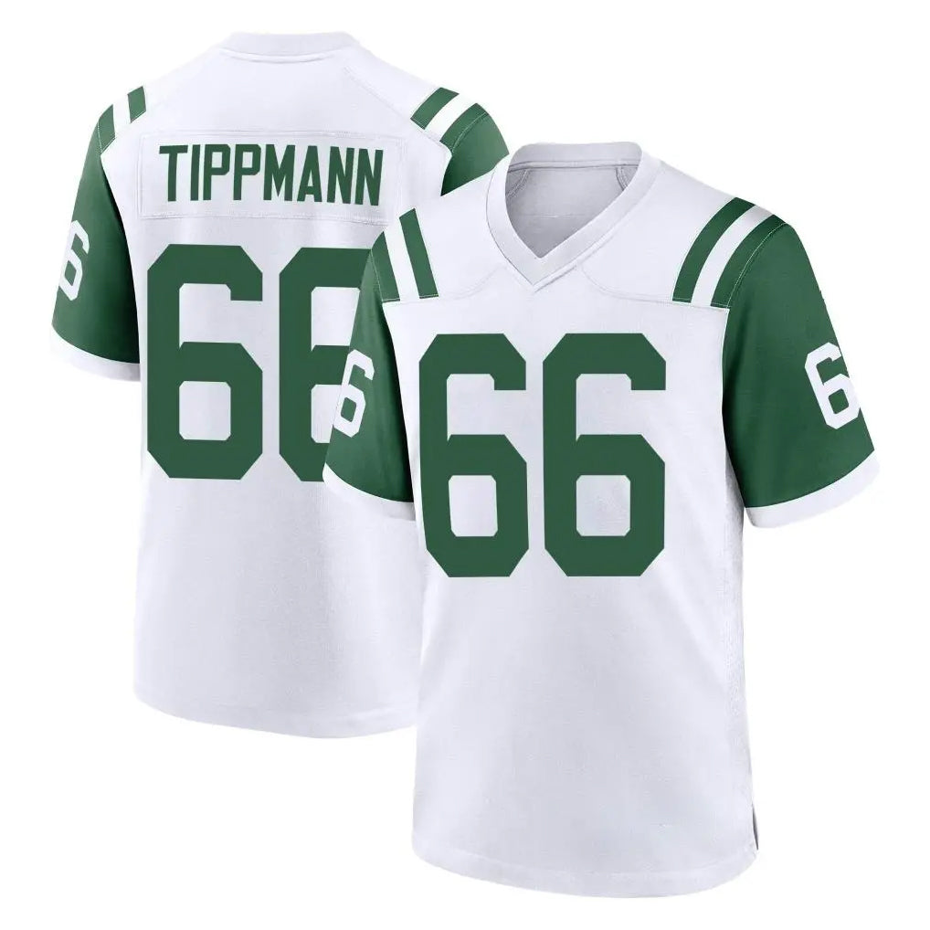 Boles NY.Jets #66 Joe Tippmann Player White Classic Home Game Stitched Jerseys