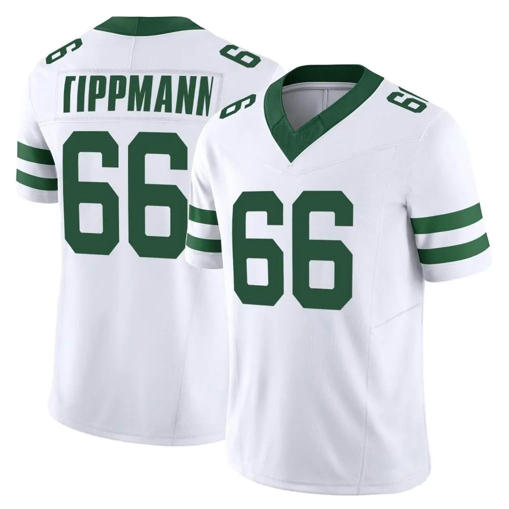 Boles NY.Jets #66 Joe Tippmann Player White Legacy Limited Vapor F.U.S.E. Home Game Stitched Jerseys