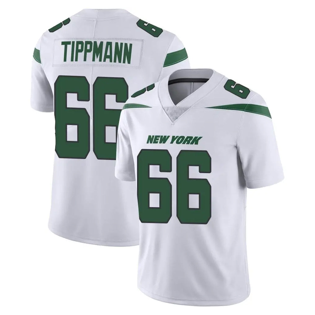 Boles NY.Jets #66 Joe Tippmann Player White Spotlight Limited Vapor Home Game Stitched Jerseys