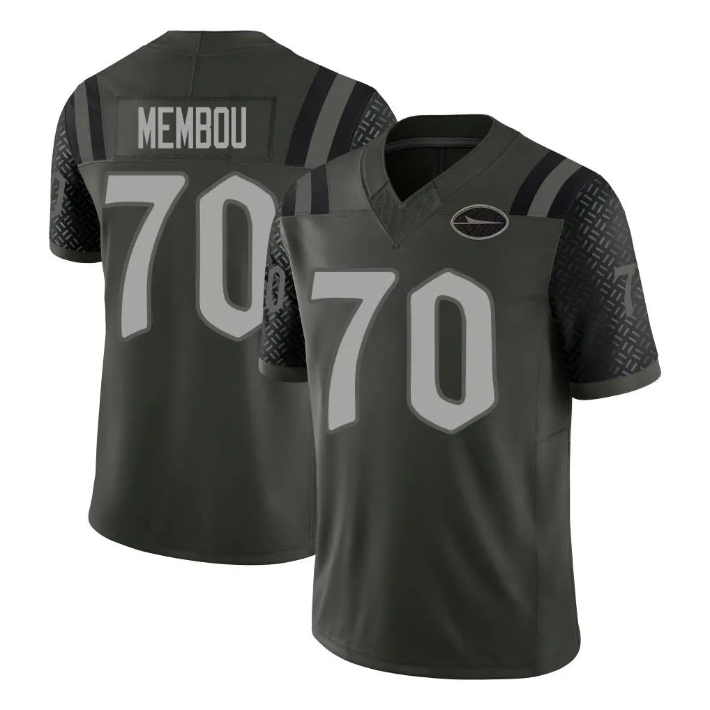 Boles NY.Jets #70 Armand Membou Player Green Limited 2025 Rivalries Collection Home Game Stitched Jerseys