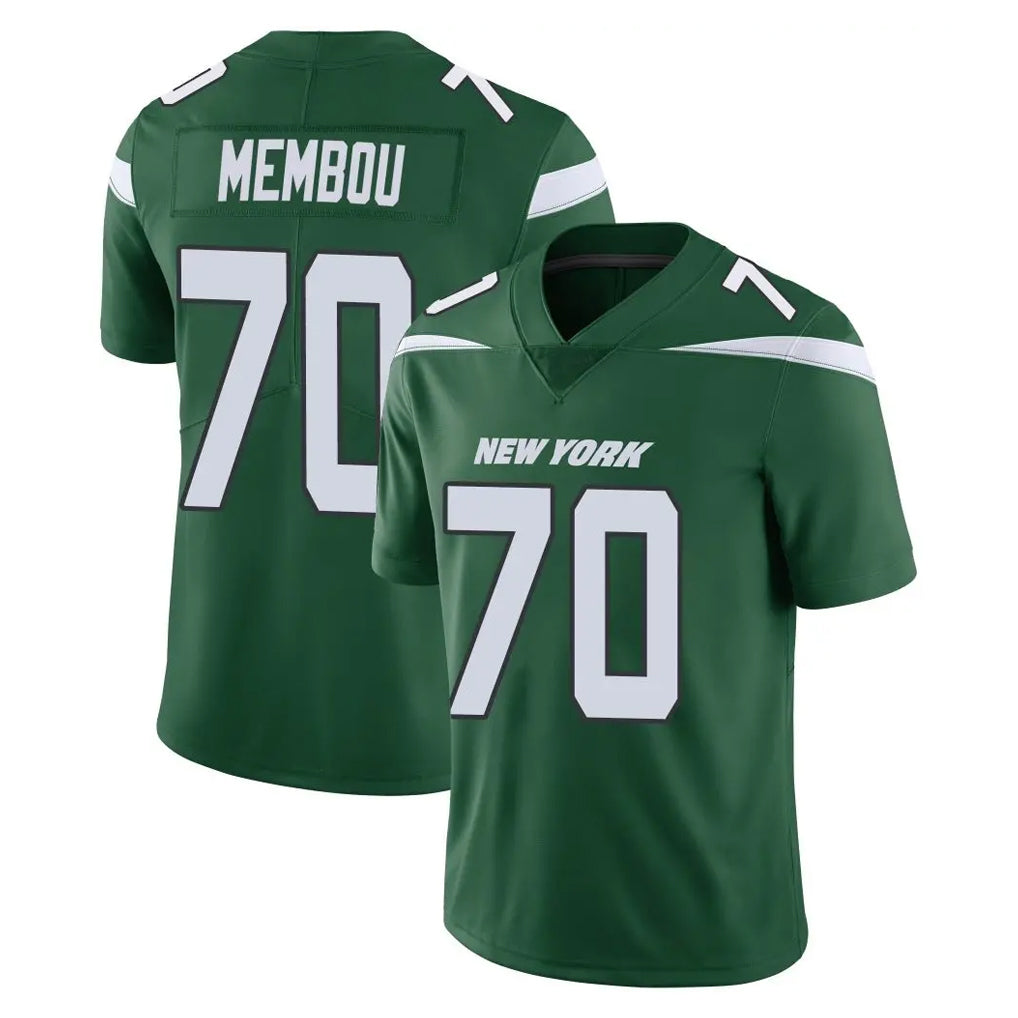 Boles NY.Jets #70 Armand Membou Player Green Limited Vapor Home Game Stitched Jerseys