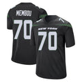 Boles NY.Jets #70 Armand Membou Player Stealth Black Home Game Stitched Jerseys