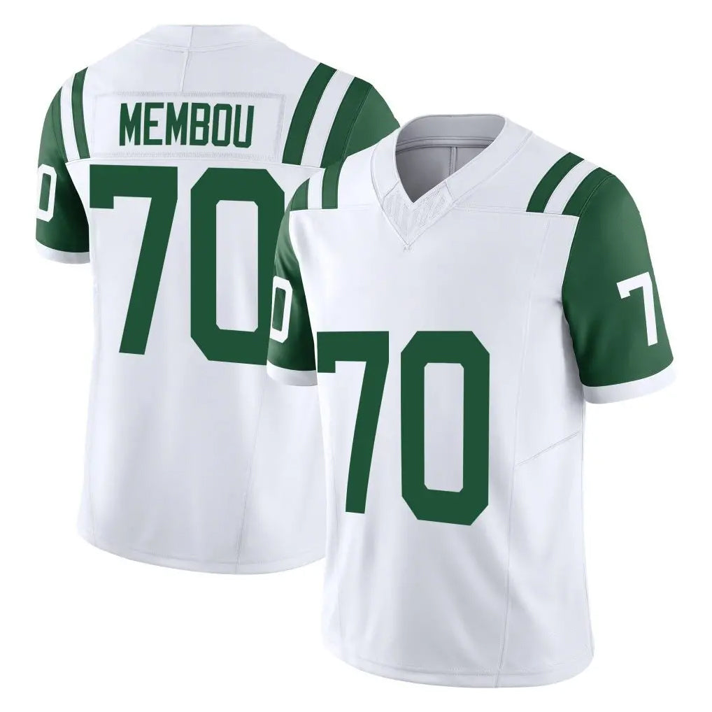Boles NY.Jets #70 Armand Membou Player White Limited Classic Vapor F.U.S.E. Home Game Stitched Jerseys