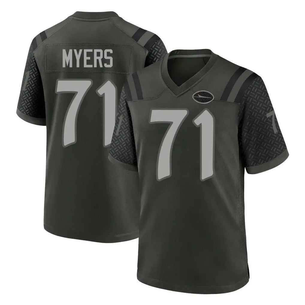 Boles NY.Jets #71 Josh Myers Player Green 2025 Rivalries Collection Home Game Stitched Jerseys