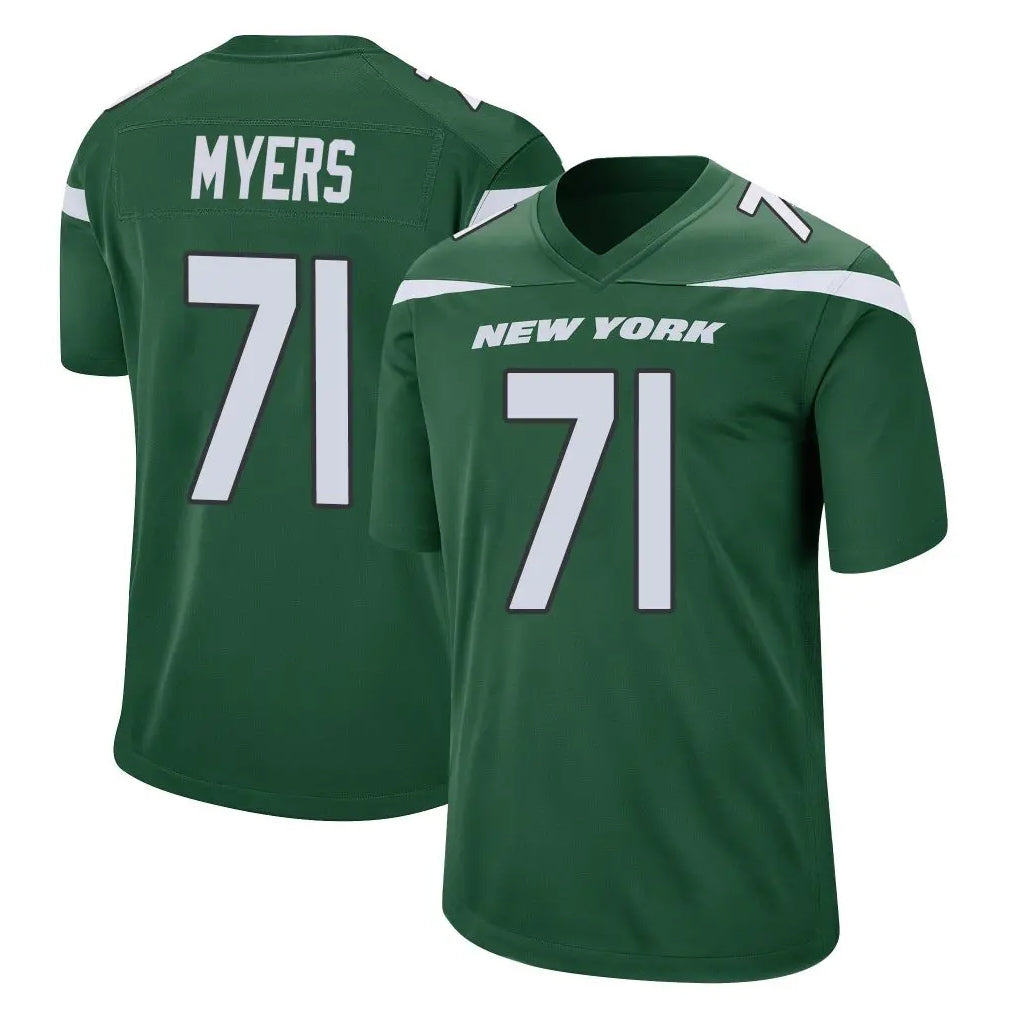 Boles NY.Jets #71 Josh Myers Player Green Home Game Stitched Jerseys