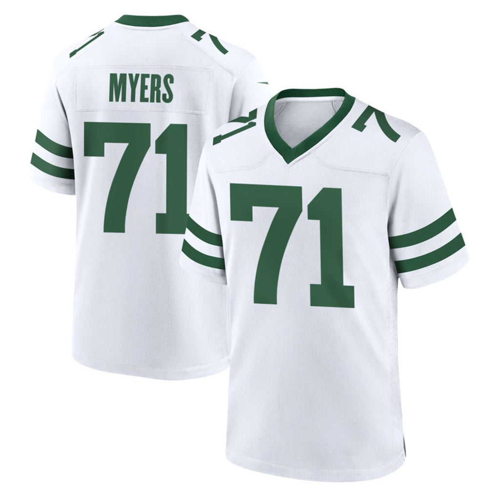 Boles NY.Jets #71 Josh Myers Player White Legacy Home Game Stitched Jerseys