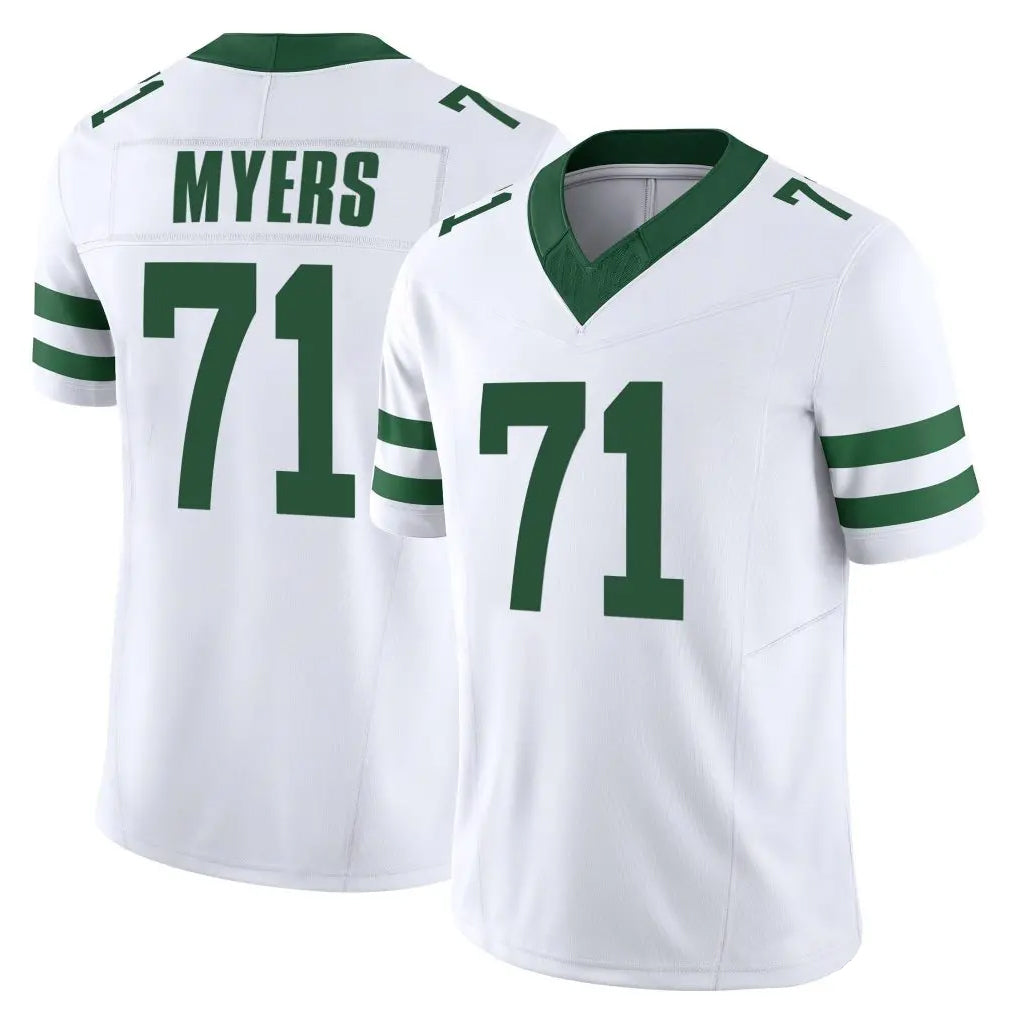 Boles NY.Jets #71 Josh Myers Player White Legacy Limited Vapor F.U.S.E. Home Game Stitched Jerseys