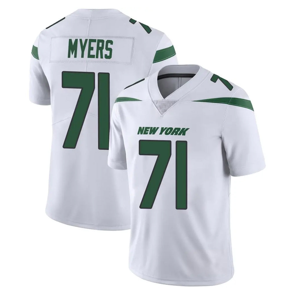 Boles NY.Jets #71 Josh Myers Player White Spotlight Limited Vapor Home Game Stitched Jerseys