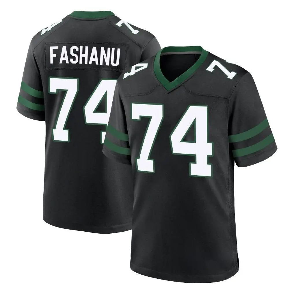 Boles NY.Jets #74 Olu Fashanu Player Black Legacy Home Game Stitched Jerseys