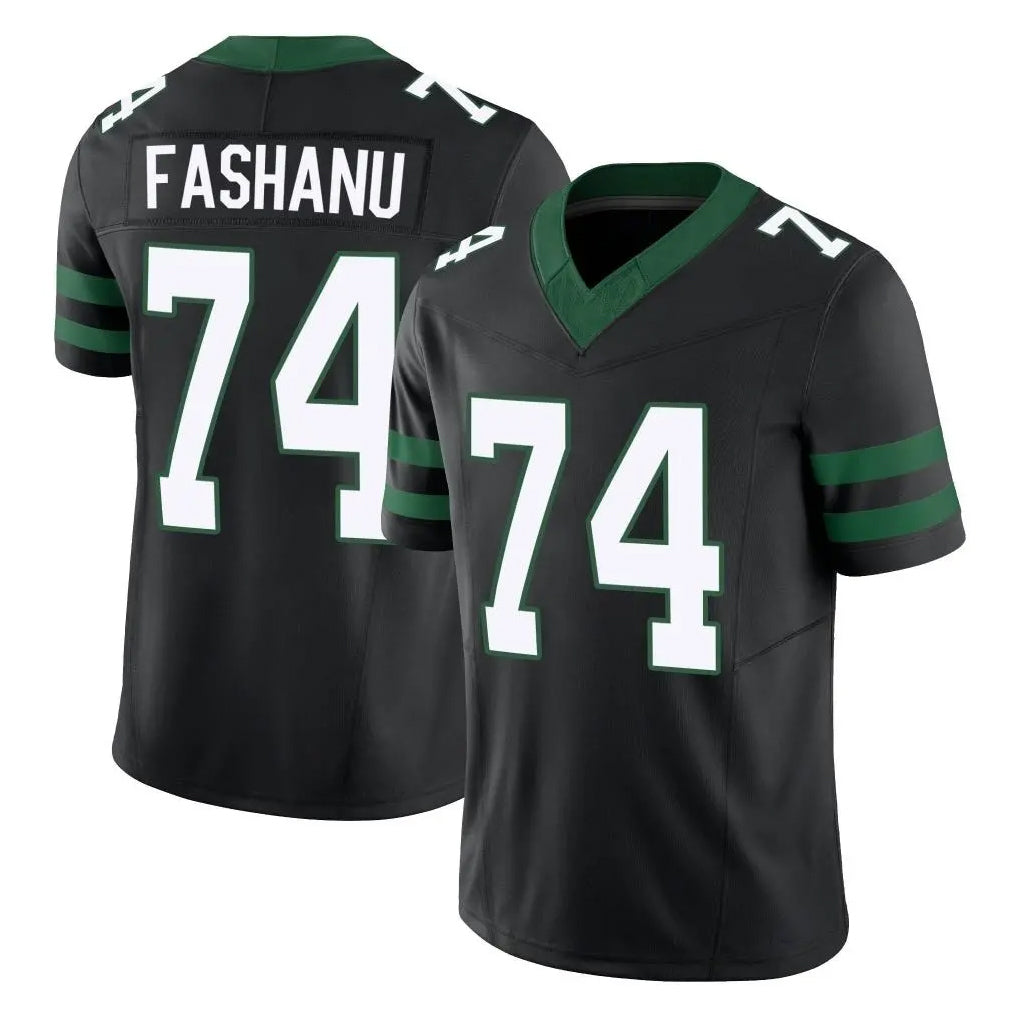 Boles NY.Jets #74 Olu Fashanu Player Black Limited Legacy Vapor F.U.S.E. Home Game Stitched Jerseys