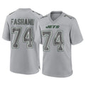Boles NY.Jets #74 Olu Fashanu Player Gray Limited Atmosphere Fashion Home Game Stitched Jerseys